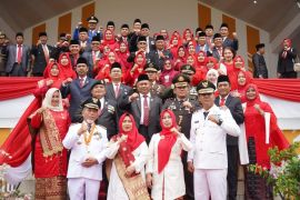 Bupati Merangin jadi inspektur upacara HUT ke-78 RI