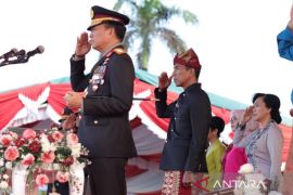 Upacara penurunan bendera lengkapi rangkaian peringatan HUT ke-78 RI