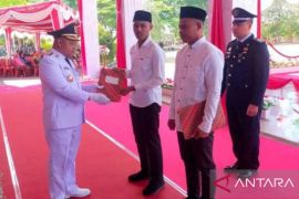 66 Narapidana Lapas  Namlea Maluku terima remisi HUT  ke-78 RI