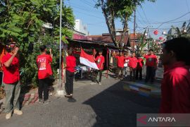 Upacara Bendera di kampung pecinan