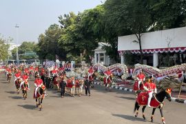 Bendera dan Naskah Proklamasi tiba di Istana Merdeka