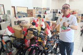 Gowes Merah Putih semarakan HUT ke-78 RI di Murdjani Banjarbaru