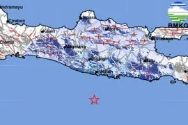 Gempa M5.0 guncang Pacitan tidak berpotensi tsunami