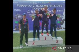 Bangka Tengah sementara unggul perolehan medali Porprov  VI Babel 2023