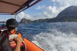 Aminullah, sorang pemancing tenggelam di Pantai Lombok