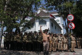 Komunitas pemerhati sejarah gelar teatrikal di Gedung Polisi Istimewa