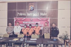 Polres Inhu tangkap tiga pencuri motor dengan bukti 11 kendaraan, korban bisa datang ke Mapolres