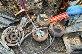 Inafis Polres selidiki sebab kebakaran rumah di Tapin