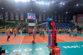 Selamat, tim voli putra binaan Polda Riau masuk 8 besar Turnamen Kapolri Cup 2023