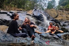 Air terjun Sumaragi tawarkan keasrian hutan Meratus