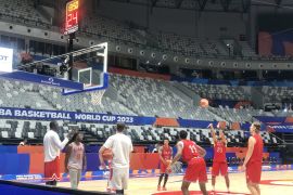 Pebasket NBA Dwight Powell puji kemegahan Indonesia Arena