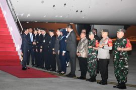Presiden Jokowi tiba di Sumatera Utara usai lawatan ke Afrika