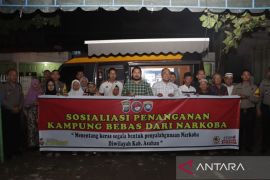 Polres Asahan sosialisasi penanganan kampung bebas dari narkoba