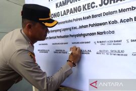 Kapolres Aceh Barat luncurkan kampung anti narkoba