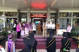 Wisuda Tahfisz, rombongan MTsN 2 Kota Payakumbuh sambangi kantor Wali Kota Payakumbuh