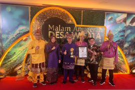 Desa Wisata Rebo Bangka raih Juara I ADWI 2023 Kategori Suvenir