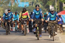 Bank Kalsel gelar fun gowes lintas daerah sambut hut ke-78 RI