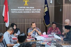 Kakanwil Kemenkumham Babel terima kunker Bapemperda DPRD Bangka