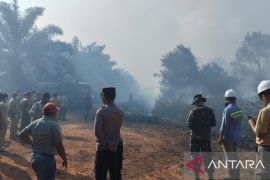 Kapolres Bangka sarankan pembuatan parit cegah kebakaran lahan gambut