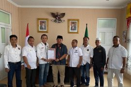 Ketua DPRD Tapsel terima audiensi pengurus PWI Tabagsel