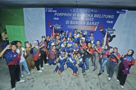 Bangka Barat kuasai perolehan medali emas cabor tinju Porprov VI Babel