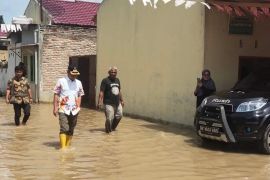 Hujan deras, ratusan rumah terendam banjir di Aekkanopan