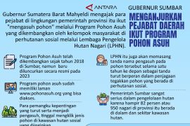 Gubernur Sumbar menganjurkan pejabat daerah ikut program pohon asuh