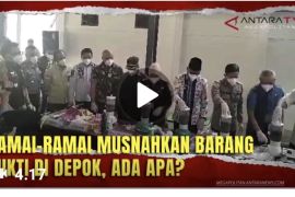Ramai-ramai musnahkan barang bukti di Depok, ada apa?