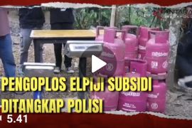 Polres Bogor tangkap tiga pengoplos gas elpiji subsidi