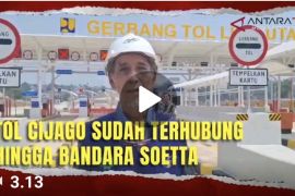 Tol Cijago telah terhubung hingga Bandara Soetta