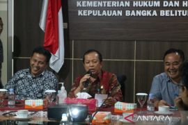 Kemenkumham Bangka Belitung harmonisasi Raperda RTRW