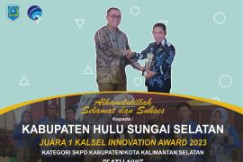 Inovasi "Satu NIK" HSS terbaik satu Kalsel Innovation Award 2023