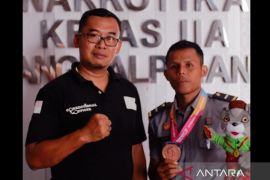 Lapas Narkotika Pangkalpinang: Dominggus Robo sabet medali perunggu cabor tinju Porprov VI Babel