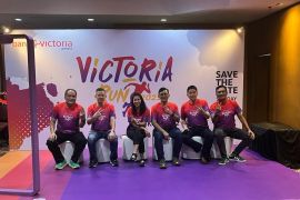 Pelari hadiri kegiatan Runner Night Gathering akhir pekan