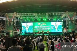 Kader dan simpatisan PBB padati DBL Arena Surabaya jelang deklarasi dukung Prabowo