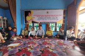 Anggota DPRD Kalsel Athaillah sosialisasi Wasbang sambil serap aspirasi