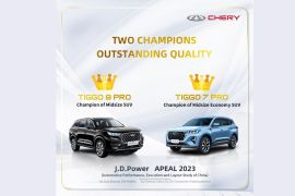 Chery sabet dua penghargaan bergengsi di J.D. Power APEAL