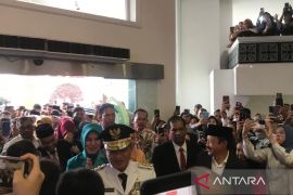 Ratusan masyarakat Kota Medan sambut kehadiran Pj Gubernur Sumut
