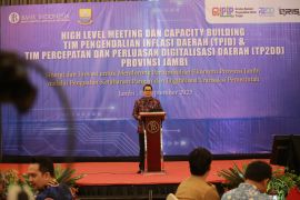 High Level Meeting TPID Jambi dan TP2DD perkuat ketahanan pangan dan digitalisasi transaksi