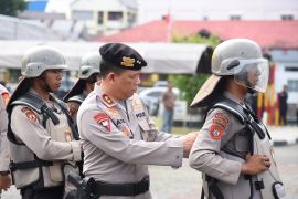 Polda Maluku gelar simulasi pengendalian massa upaya wujudkan Kamtibmas