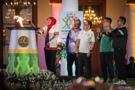 KONI Jatim mulai rangkaian Porprov 2025 lewat kirab api dari Pamekasan