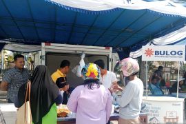 Bulog Belitung jual tiga ton beras SPHP di kegiatan Gerakan Pangan Murah