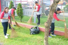 Lapas Kelas I Medan ikuti gerakan  gotong royong pungut sampah