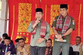 Bupati dan Wakil Bupati Merangin pamit kepada perwakilan warga pada tujuh Kecamatan
