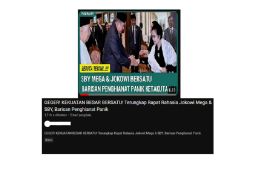 Disinformasi! Rapat rahasia antara Jokowi, SBY dan Megawati pada awal September