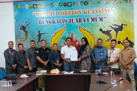 KPU dan Bawaslu sambangi KONI Bengkalis terkait pengurusnya yang nyaleg