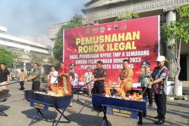 Bea Cukai Semarang musnahkan rokok ilegal senilai Rp2,7 miliar