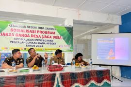 Di Kabupaten Toba, 'Jaksa Jaga Desa' siap kawal dana desa tepat sasaran