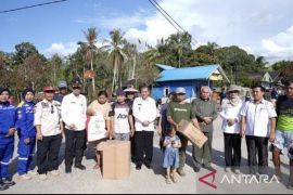 Pemprov Kaltim bantu RLH korban kebakaran  di Kutai Barat
