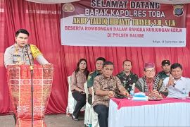 Kapolres Toba ajak tokoh masyarakat jaga persatuan jelang Pemilu 2024